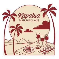 Kapalua Island Dining &ndash; Taste the Islands Table Scene