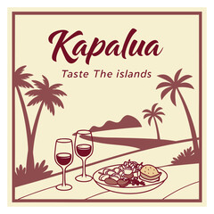 Kapalua Island Feast &ndash; Taste the Islands Table Spread