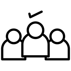 Fototapeta premium Select Employee Icon