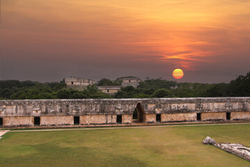 Mayan ruins of Uxmal, yucatan, mexico