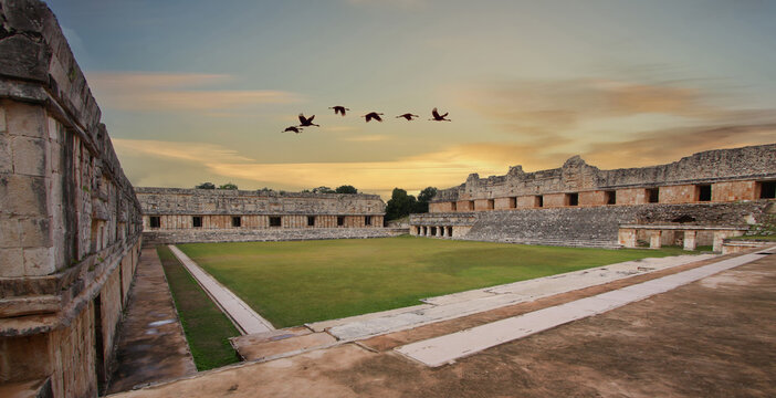Mayan ruins of Uxmal, yucatan, mexico
