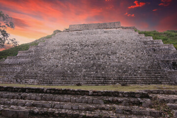 Mayan ruins of Uxmal, yucatan, mexico