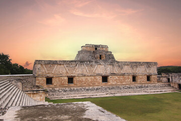 Mayan ruins of Uxmal, yucatan, mexico