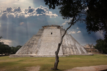 Mayan ruins of Uxmal, yucatan, mexico