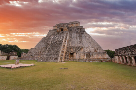 Mayan ruins of Uxmal, yucatan, mexico
