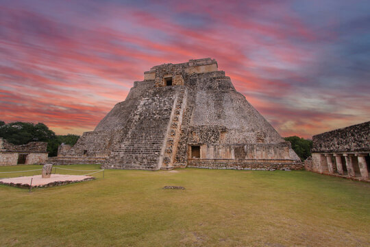 Mayan ruins of Uxmal, yucatan, mexico