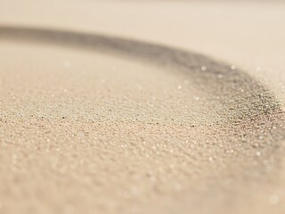 Minimalist Dry Sand Vignette with Soft Focus, Clean Natural Texture Background
