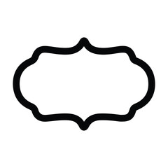 Vector illustration set of a vintage border frame and retro label design on an abstract paper background for a blank scrapbook card banner or message tag element