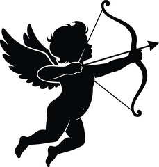 Angel shooting arrow