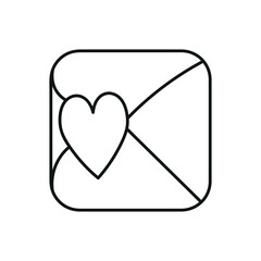 Mail Heart Valentine Icon