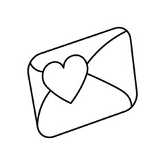 Mail Heart Valentine Icon