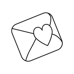 Mail Heart Valentine Icon