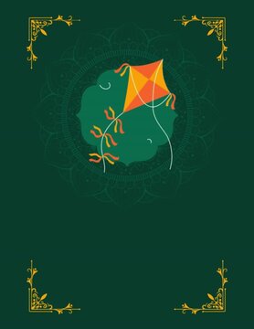 Makar Sankranti Green Decorative Kite Greeting Video