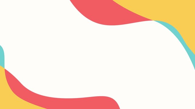 Abstract Wavy Shapes Background With Copy Space wave
