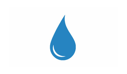 Modern water droplet logo icon vector design for eco and clean brands