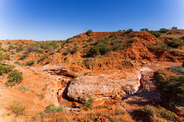 Obraz premium Red Cliffs at Caprock Canyons State Park, Texas, USA
