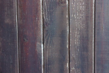 Background made of old, damaged, brown boards.