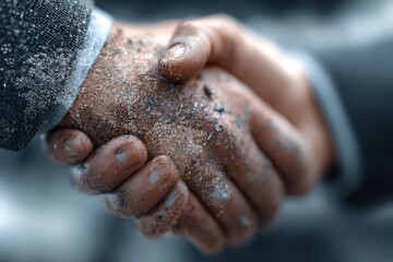 CIO handshake representing global connections and integration of finance, supply chain, HR, and logistics in ERP systems