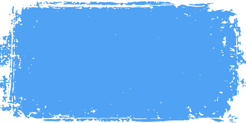 Blue and white grunge background with white paint smudges. Frosty blue background. texture