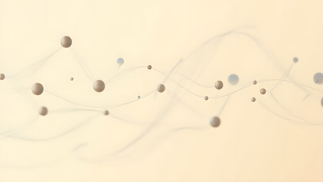 Abstract light blue technology background vector illustration featuring a molecular DNA structure and science network design for medical chemistry wallpaper - Powered by Adobe