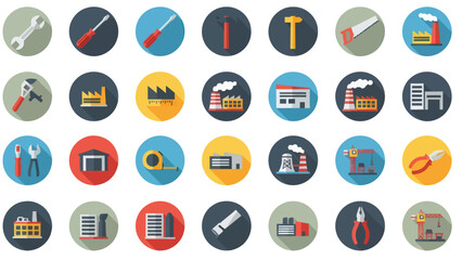 Collection of Various Tool Icons.