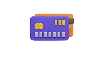 3D Credit Cards with Chip and Magnetic Stripe