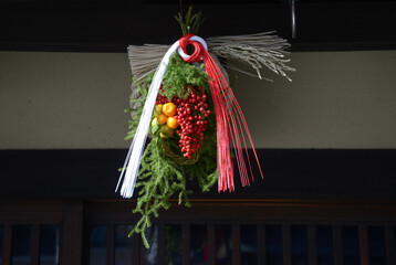 正月飾り　しめ縄