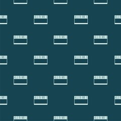 Hello my name is tag seamless pattern isolated on color background
