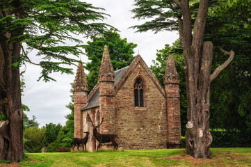 Small Presbyterian chapel located in the grounds of the historic Scone Palace. Perth, Scotland