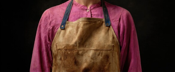 a shabby apron marked by home cooking a gentle log of everyday dishes