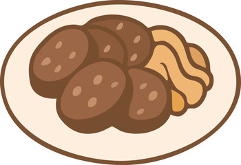 Fototapeta premium Korean Snacks_Korean Food