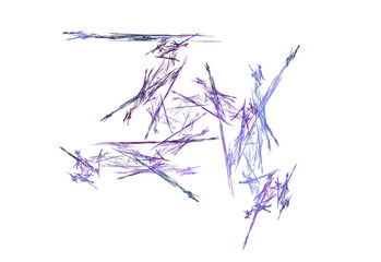 Crazy mystical coloured light effects. Incredible combinations of abstract light lines