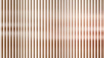 Obraz premium Glass ripple texture with dark gradient background and lilac light streaks. Futuristic distortion, moody abstract glow, reeded vertical blur. Vector illustration EPS