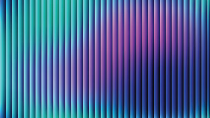 Glass ripple texture with dark gradient background and lilac light streaks. Futuristic distortion, moody abstract glow, reeded vertical blur. Vector illustration EPS