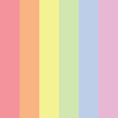 A digital pastel color palette created with adobe illustrator software