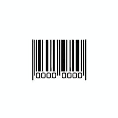 A simple black and white barcode with the number sequence "0000 0000" below