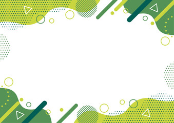 幾何学模様 フレーム 背景素材 A4サイズ A3サイズ 白銀比 透過