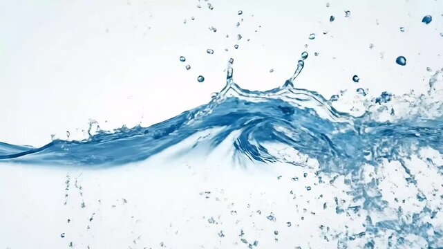 Blue Water Wave Simulation for Baptism