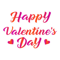 valentine day typography