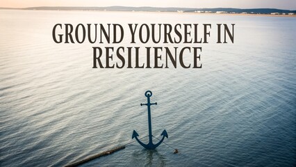 Anchor in the Water Symbolizing Resilience