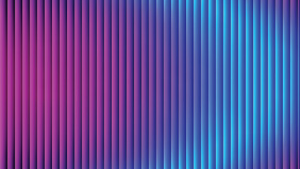 Glass ripple texture with dark gradient background and lilac light streaks. Futuristic distortion, moody abstract glow, reeded vertical blur. Vector illustration EPS