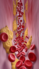 Atherosclerosis Blocked Artery.