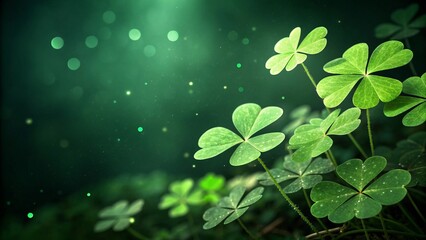 Abstract Shamrock Background for Holiday Design - 1