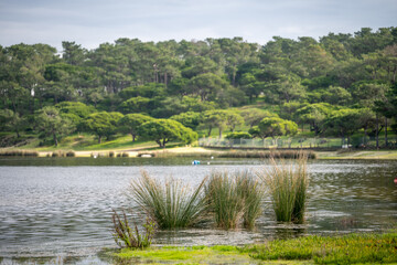 Obraz premium Lagoa de Albufeira Sesimbra Portugal