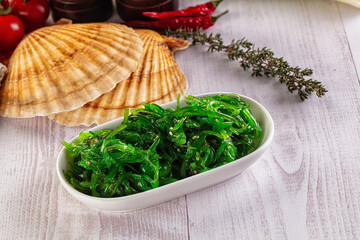 Japanese Chuka Wakame with sesame seeds