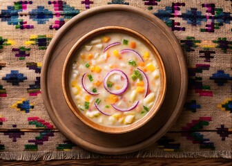 Traditional Ceviche Dish for Restaurant Branding and Food Marketing Campaigns