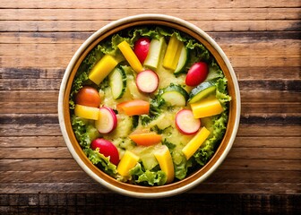 Fresh Mixed Salad for Restaurant Branding and Food Marketing