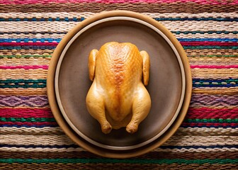 Whole Roasted Chicken for Restaurant Branding and Food Marketing Campaigns