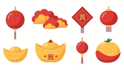 Chinese New Year Elements and Symbols 2.