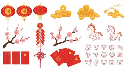 Chinese New Year Icons and Symbols 2.